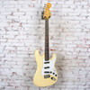 Squier 2012 Vintage Modified 70s Stratocaster Electric Guitar Olympic White w/Bag USED