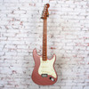Unbranded - S-Style Hardtail Electric Guitar - Burgundy Mist Metallic - w/HSC USED