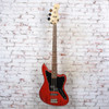 Squier - 2011 Vintage Modified Jaguar Bass Special Electric Bass Crimson Red Transparent - USED