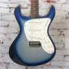 Danelectro Danoblaster Hearsay Electric Guitar Blue Sparkle Burst USED
