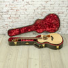 Taylor - 412ce Next Generation - Grand Concert Acoustic-Electric Guitar - Spruce/Indian Rosewood - Natural - w/ Hardshell Case - x6065