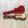 Taylor - 412ce Next Generation - Grand Concert Acoustic-Electric Guitar - Spruce/Indian Rosewood - Natural - with  Hardshell Case - x6065 (412ce Next-Gen-6065)