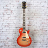 Gibson - 2021 Les Paul Deluxe Electric Guitar - Cherry Sunburst w/Reliced Neck - w/OHSC USED