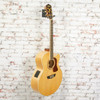 Washburn - J40SCE Heritage 40 Series - Jumbo Electric Acoustic Guitar - Natural - USED