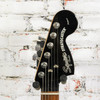 Squier - Standard Series Stratocaster Electric Guitar - Black w/Mirror Pickgaurd - USED
