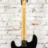Squier - Standard Series Stratocaster Electric Guitar - Black w/Mirror Pickgaurd - USED