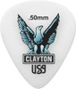 Clayton - Acetal Rounded Triangle Guitar Picks - .50mm - Pack of 12