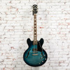 Gibson - 2019 ES335 Semihollow Electric Guitar Figured Blueburst w/OHSC - USED