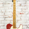 Fender - 2025 Custom Shop Limited Edition 50s Pine Esquire Electric Guitar Cimarron Red w/OHSC and COA - USED