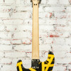EVH - 2022 Stripped Series Electric Guitar - Black w/ Yellow Strips - w/Bag USED