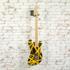 EVH - 2022 Stripped Series Electric Guitar - Black w/ Yellow Strips - w/Bag USED