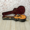 Gibson - 2005 J-190 EC Fusion Electric Acoustic Guitar Antique Natural w/OHSC and Top Crack AS-IS - USED