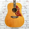 Epiphone - 1960s FT-90 El Dorado Square Shoulder Dreadnought Acoustic Guitar Natural with HSC VINTAGE