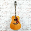 Epiphone - 1960s FT-90 El Dorado Square Shoulder Dreadnought Acoustic Guitar Natural with HSC VINTAGE (MMM123076)