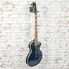 Epiphone - 2019 Les Paul Custom Prophecy Plus - Electric Guitar - Midnight Sapphire - with OHSC USED