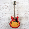 Samick - 1994 SAT-650 - Classic Semi-Hollow Electric Guitar Cherry - Sunburst - VINTAGE