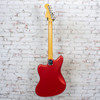 Squier - 2017 Deluxe Jazzmaster ST Electric Guitar with Duncan Antiquity Pickups Candy Apple Red - USED
