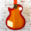 Unbranded - Single Cut Electric Guitar Cherry Sunburst Bolt-On Neck w/Bag - USED