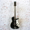 Silvertone - 1960 Model 1420 Electric Guitar Black - VINTAGE