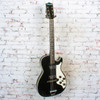 Silvertone - 1960 Model 1420 Electric Guitar Black - VINTAGE
