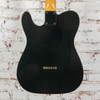 Unbranded - T-Style Electric Guitar Black w/MIJ Traditional 60s Neck, MIM Standard Body, Fatpups Pickups - USED