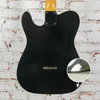 Unbranded - T-Style Electric Guitar Black w/MIJ Traditional 60s Neck, MIM Standard Body, Fatpups Pickups - USED