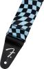 Fender - Wavy Checkerboard Polyester Guitar Strap - Blue