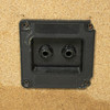 Orange - 1990's 4x12" Guitar Extension Cabinet Stripped Wood w/G12 Celestion Speakers Installed - USED