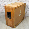 Orange - 1990's 4x12" Guitar Extension Cabinet Stripped Wood w/G12 Celestion Speakers Installed - USED