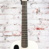 Blue Lava - Travel Acoustic Guitar White with Bag - USED