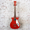 Tosca - Valco Supro 1960s Single Pickup Thunderstick Electric Guitar - Red - w/ Bag  - VINTAGE