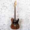Corker Guitars - T Style Electric Guitar Natural with Walnut Body and Cedar Neck w/Bag - USED