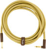 Fender - Deluxe Series Instrument Cable - Straight/Angle - 15' - Tweed
