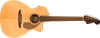 Fender - Newporter Player - Acoustic-Electric Guitar w/ Walnut Fingerboard - Natural w/ Gold Pickguard