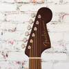 Fender - Newporter Player - Acoustic-Electric Guitar w/ Walnut Fingerboard - Natural w/ Gold Pickguard