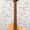 Fender - Newporter Player - Acoustic-Electric Guitar w/ Walnut Fingerboard - Natural w/ Gold Pickguard