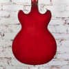 Hofner - Colorma 1 Red Electric Guitar HSC and Replaced Bridge - VINTAGE