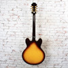 Epiphone - Dot Deluxe Semi-Hollow Electric Guitar - Flame Vintage Sunburst - w/ OSHC USED