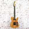 Unbranded - T Style Electric Guitar - Spalted Maple Natural Gloss with Warmoth Neck and Noiseless Pups - w/ Bag USED