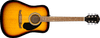 Fender - FA-125 Dreadnought Acoustic Guitar w/ Walnut Fingerboard - Sunburst - w/ Gigbag