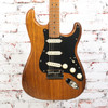 Fender - Limited Edition American Ultra II - Stratocaster Electric Guitar w/ Roasted Maple Fingerboard - Natural - w/ Hardshell Case
