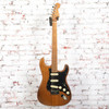 Fender - Limited Edition American Ultra II - Stratocaster Electric Guitar w/ Roasted Maple Fingerboard - Natural - w/ Hardshell Case