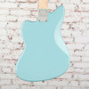 Squier - Mini Jazzmaster Electric Guitar w/ Maple Fingerboard - HH - Daphne Blue