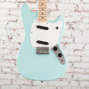 Squier - Sonic Mustang Electric Guitar w/ Maple Fingerboard - Daphne Blue