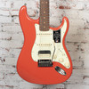 Fender - American Ultra Luxe Vintage '60s Stratocaster Electric Guitar w/ Rosewood Fingerboard - HSS - Fiesta Red - w/ Deluxe Hardshell Case