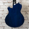 Supro - Westbury Baritone Electric Guitar Transparent Blue w/Bag - USED