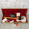 Fender - American Ultra Luxe '50s Telecaster Electric Guitar w/ Maple Fingerboard - White Blonde - w/ Hardshell Case