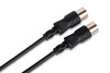 Hosa - MID-315BK - MIDI Cable - 5-pin DIN to Same - 15ft