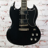 Epiphone - LTD Edition Tony Iommi SG Custom Electric Guitar Black w/OHSC and COA - USED