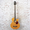 Samick - Greg Bennett AB-2 Acoustic Bass Guitar - Natural - w/Bag USED